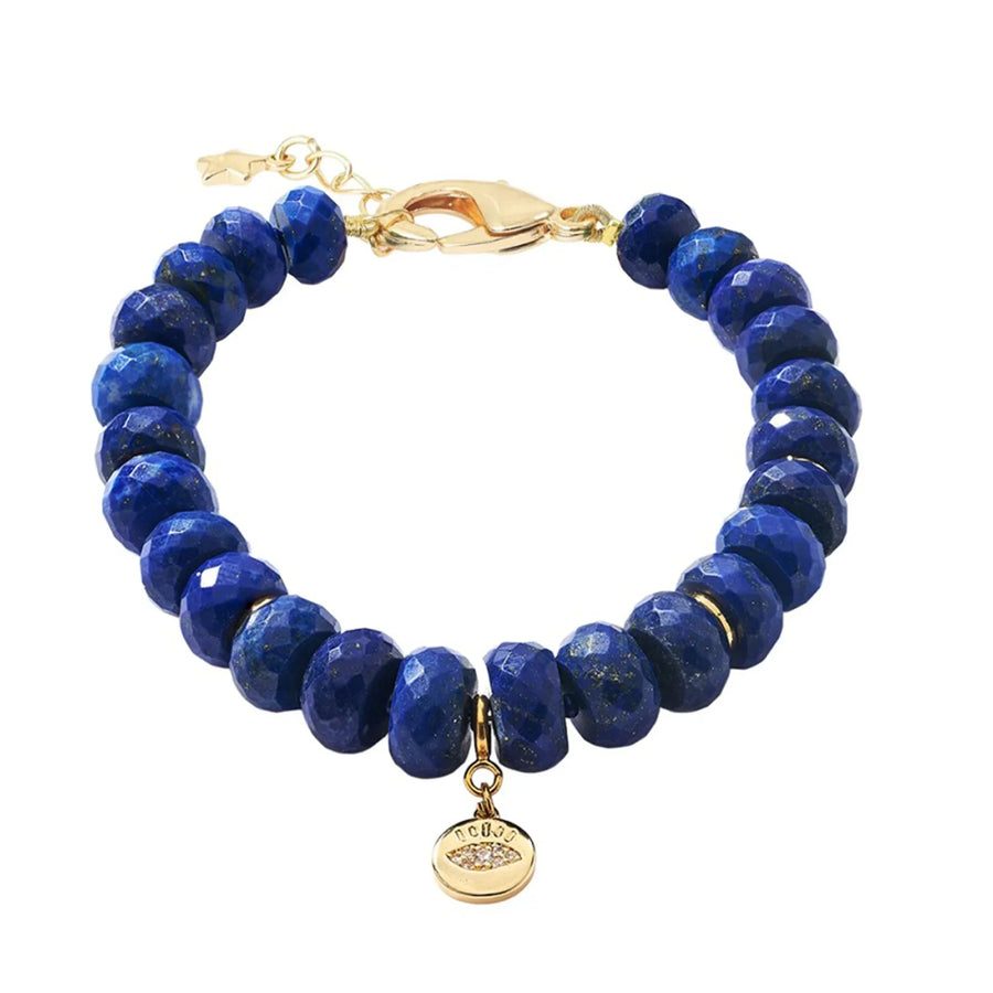Blue Lapis Lazuli Bracelet - Wisdom & Communication - Female