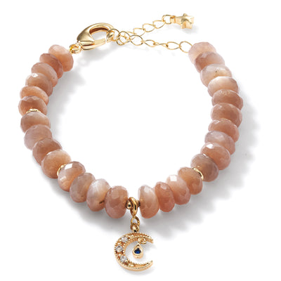 Peach moonstone