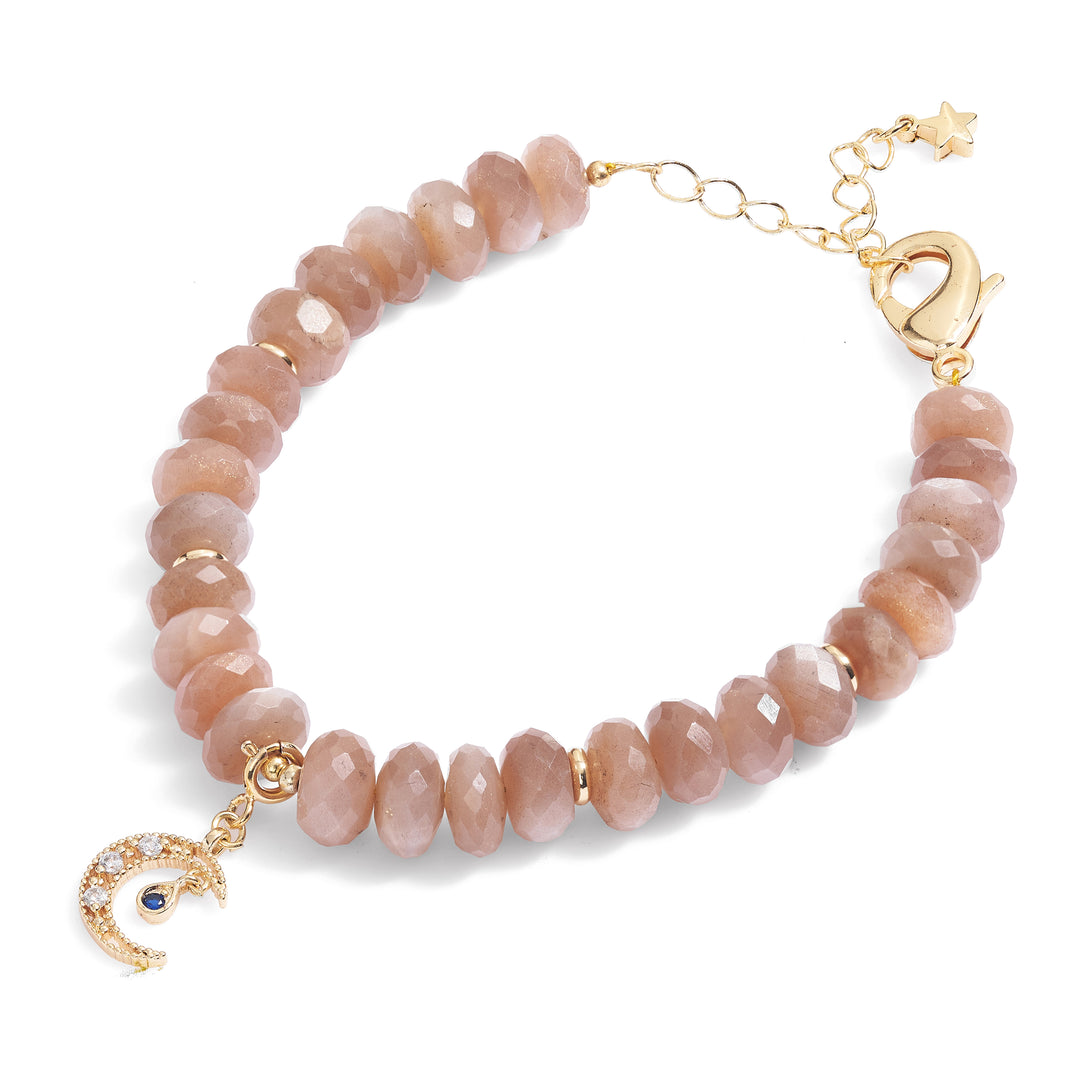 Peach moonstone