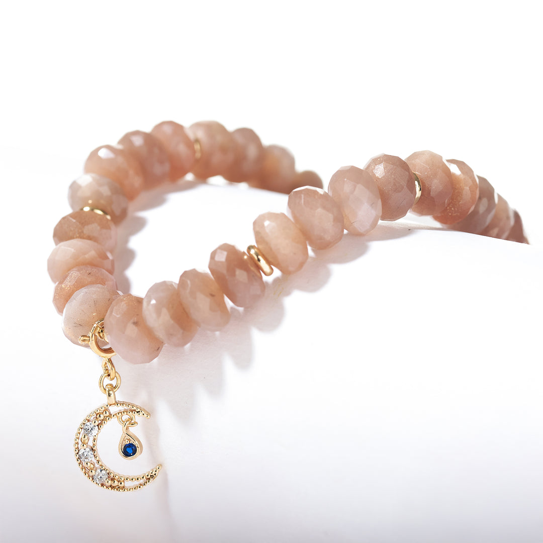 Peach moonstone