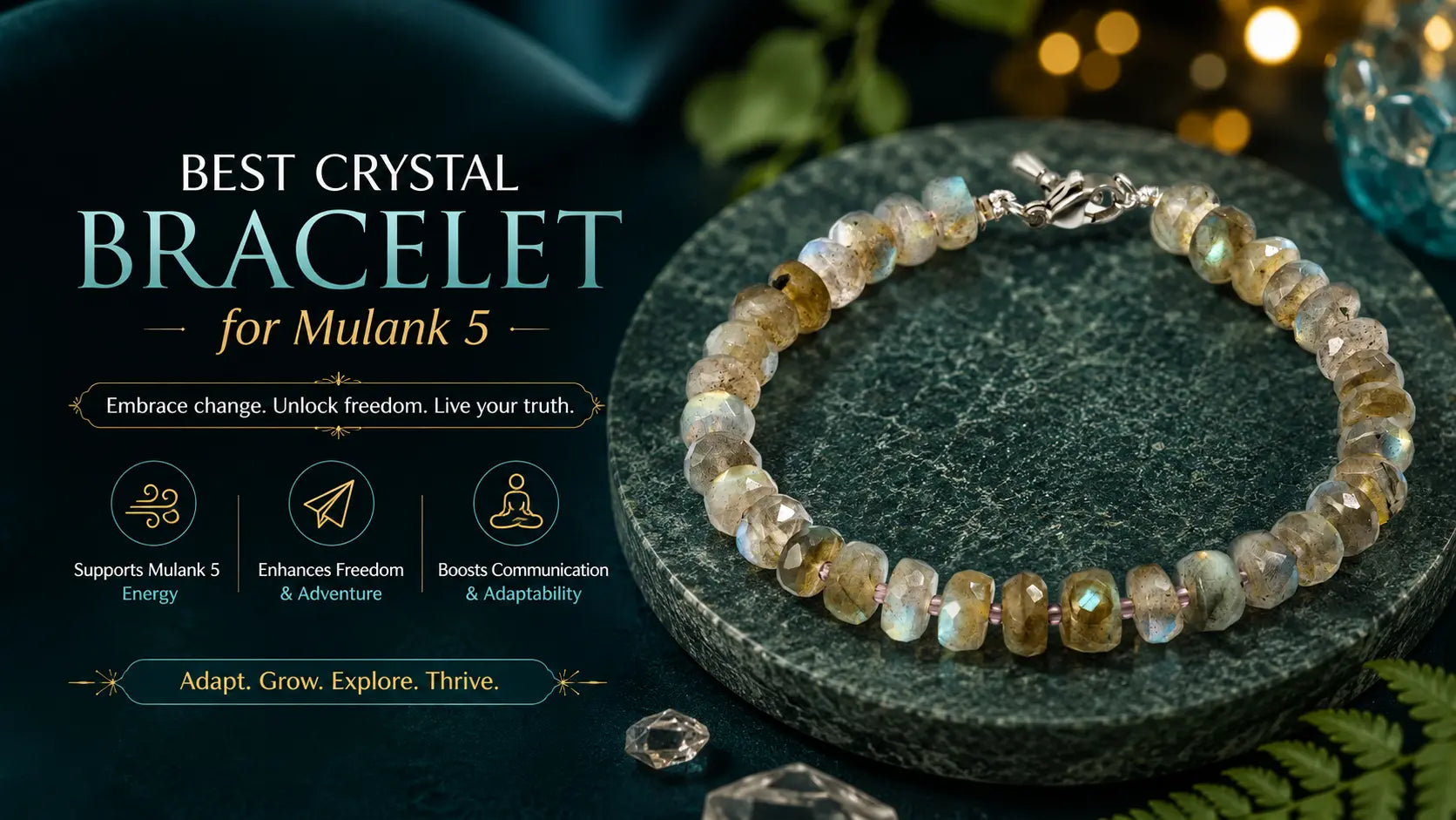 Best Crystal Bracelet for Mulank 5