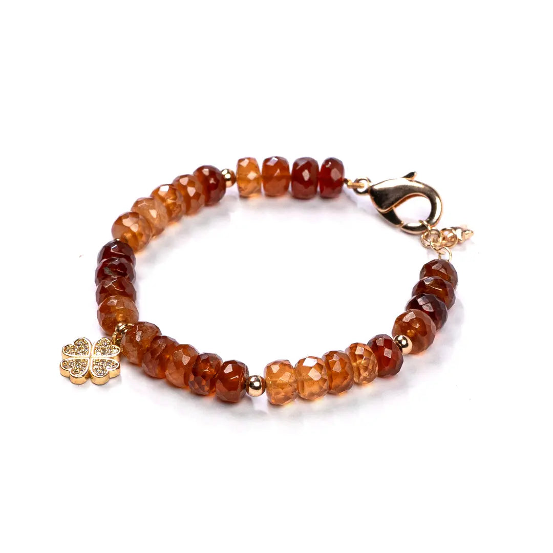 Garnet/Hessonite Female Bracelet 4