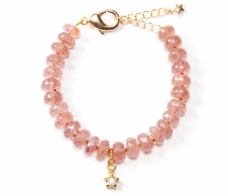 Lithium Quartz Bracelet - Calmness & Emotional Healing