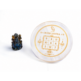 Budh Yantra Selenite Plate & Ganesha Idol