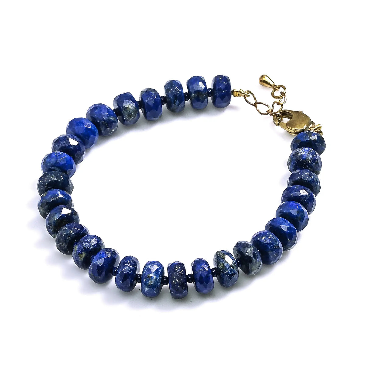 Blue Lapis Lazuli Male Bracelet 4