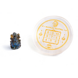 Mangal Yantra Selenite Plate & Ganesha Idol