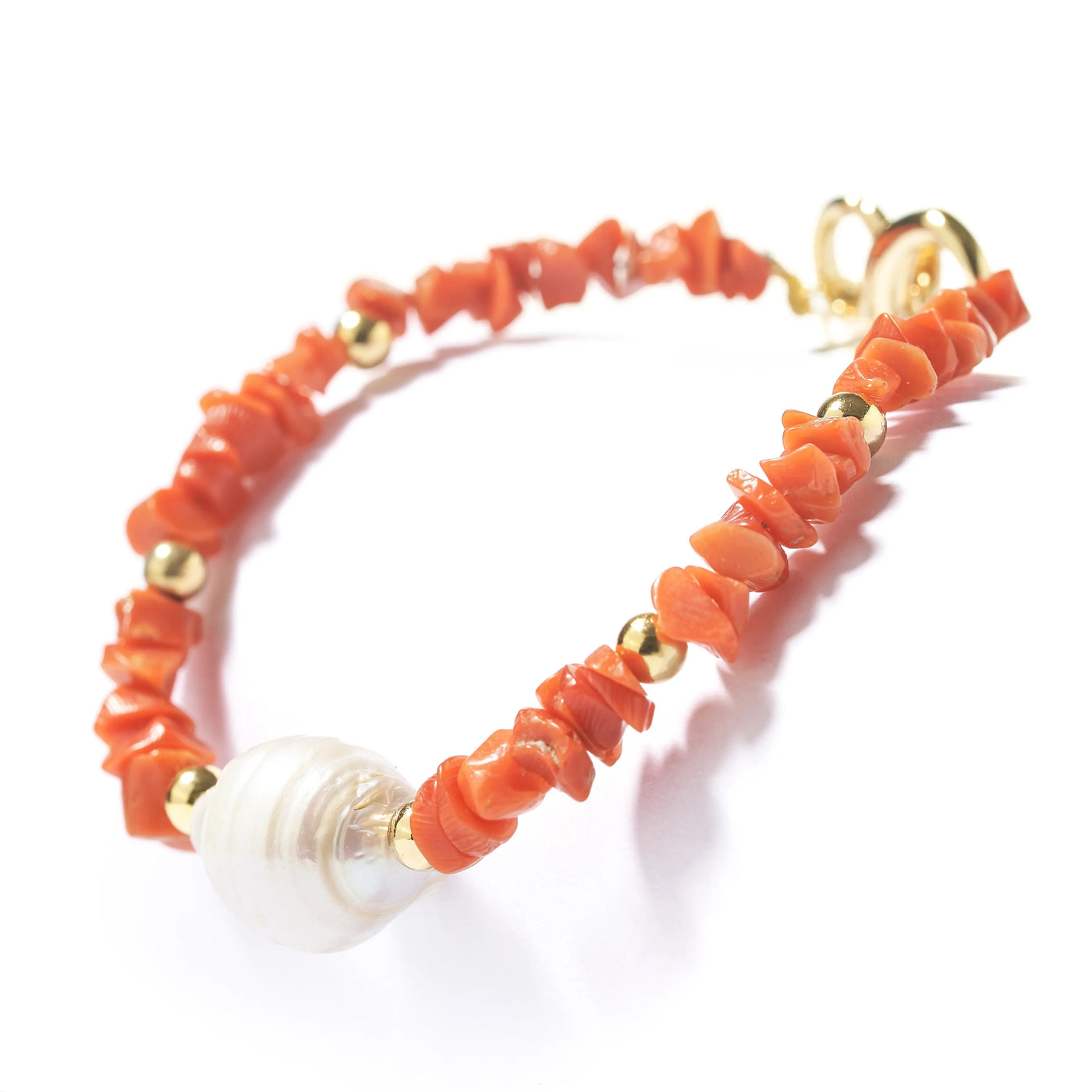 Coral With Baroque Pearl (Female)
