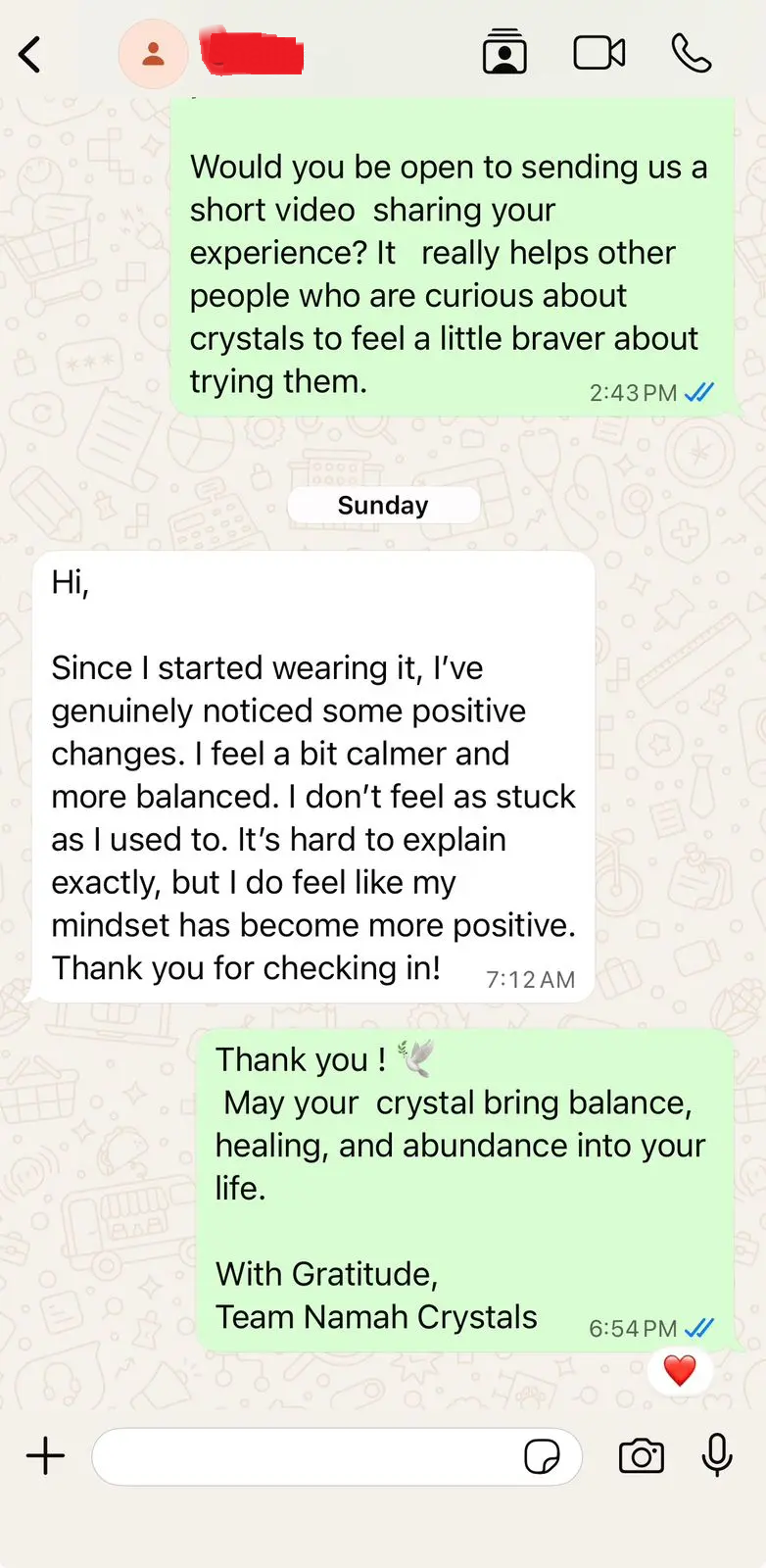 Client testimonial 1
